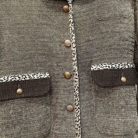 Vintage Canvasbacks Lutton & Horsfield Women’s Jacket Clift Collection Cracked W - Picture 8 of 9